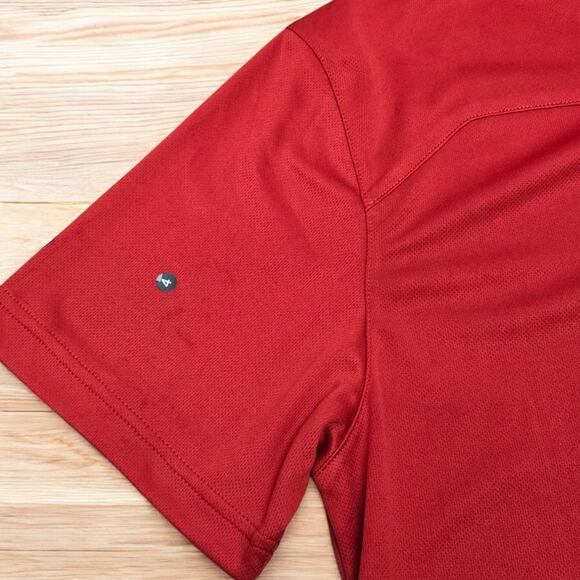 Spyder Red Freestyle Polo Men's Medium Golf Outdoor Work Shirt (Nice with Flaws) - Picture 13 of 16